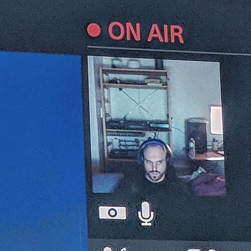 Screenshot from a Thom Tano stream.